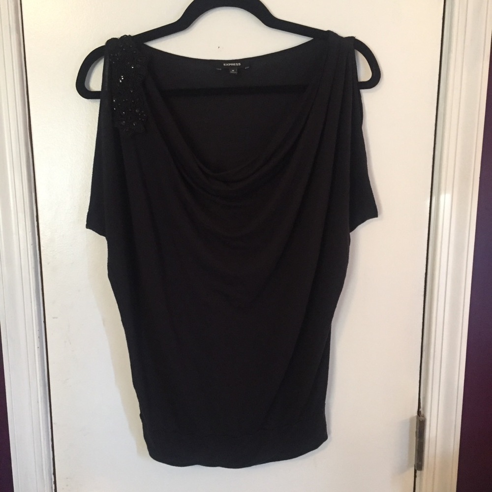 Sleeveless Black Express Top